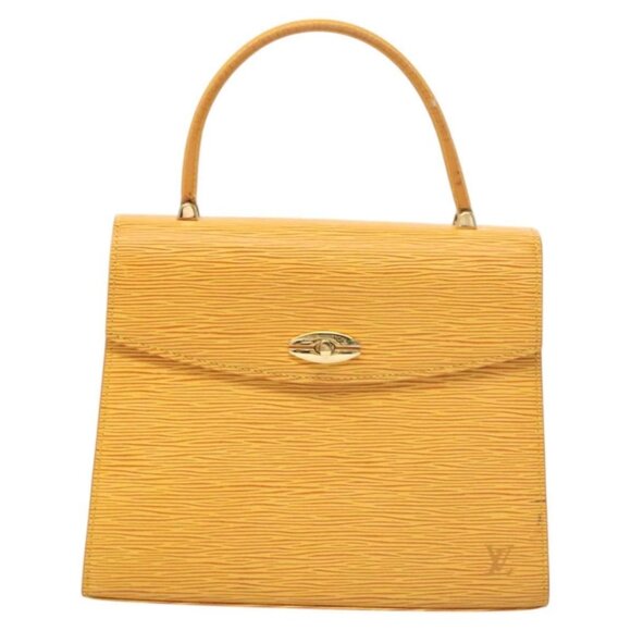 Louis Vuitton Handbags - LOUIS VUITTON Epi Malesherbes Hand Bag Tassili Yellow Jonne M52379 Auth ep8616